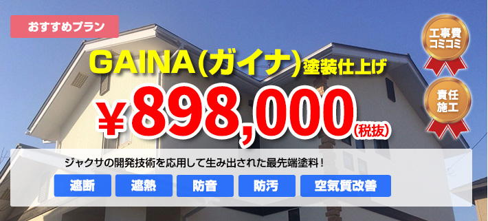 GAINA(ガイナ)塗装仕上げ