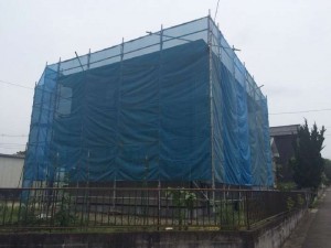 H様邸足場３