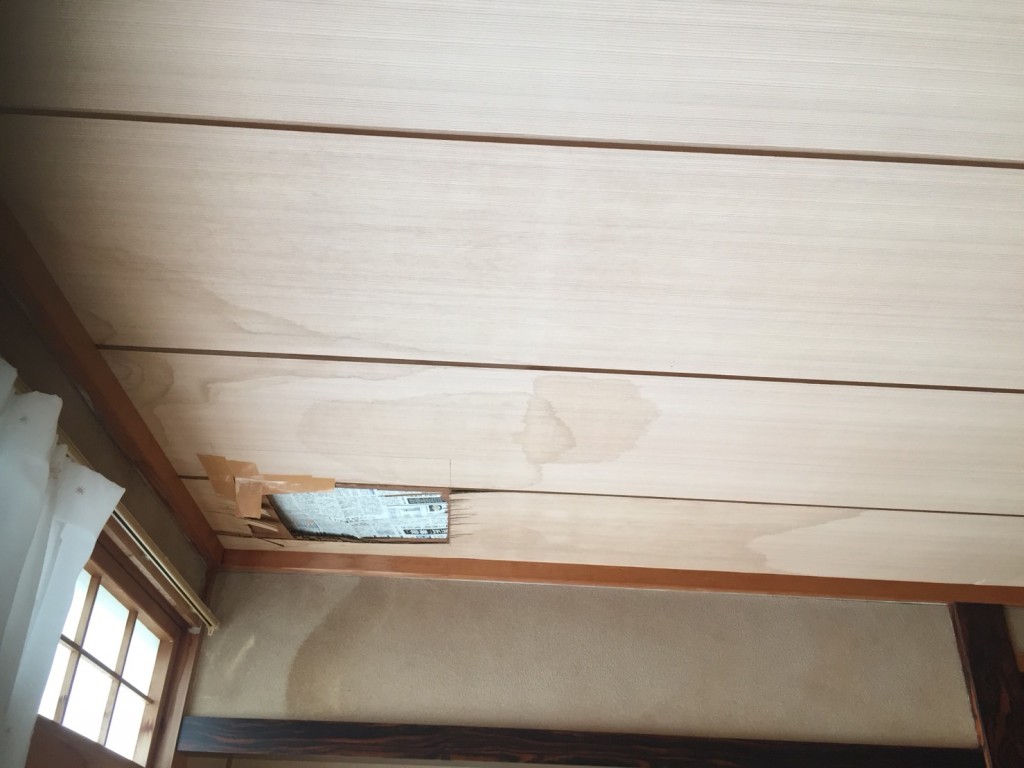 仙台市戸建 雨漏り和室天井張り替え 施工事例 仙台で外壁 屋根塗装なら仙台市で実績のある塗装専門店リリーフへ
