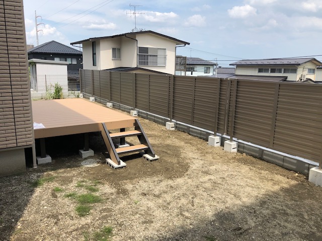 ウッドデッキ 目隠しフェンス設置 仙台で外壁 屋根塗装なら仙台市で実績のある塗装専門店リリーフへ